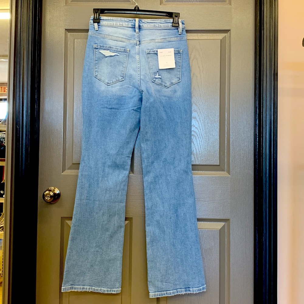 Flying Monkey Jeans Nine to Ten high rise Vintage Flare NWT - Picture 3 of 5